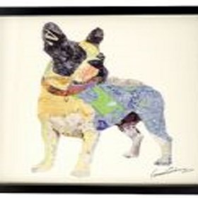CLAUDE FRENCH BULL DOG COLLAGE: Briggs And Jones