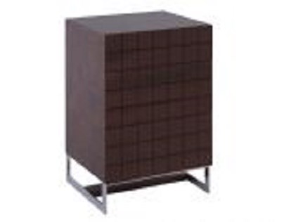 MADRID WHITE OR WALNUT CHEST OF DRAWERS: Briggs And Jones